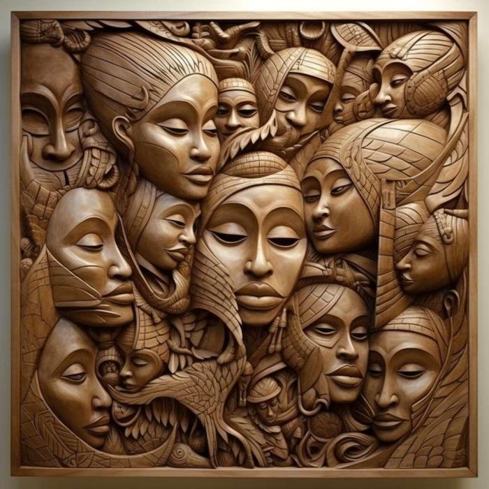 نموذج ثلاثي الأبعاد لآلة CNC 3D Art 